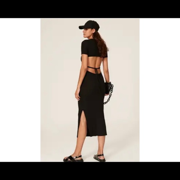 LNA Dresses | LNA Nara Cutout Dress | Color: Black | Size: M | Pippahlanier's Closet